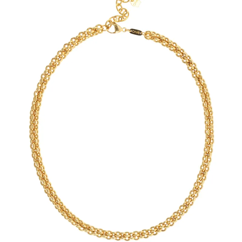 One Colar Neckmess Beauty Gold OJNN56G