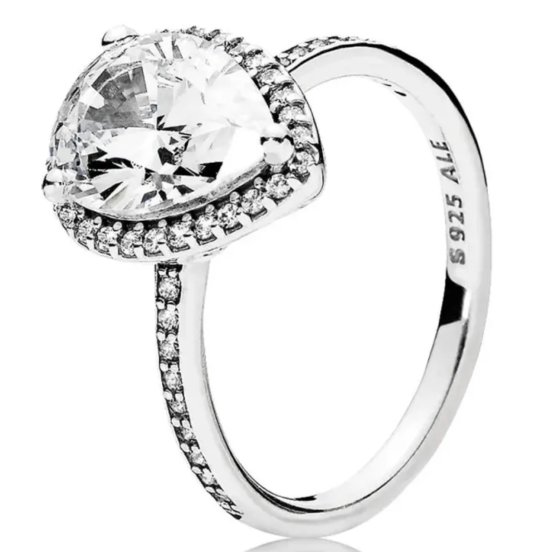Pandora ANEL AG C/ZIRC R TEARDROP 2,7g 196251CZ-56