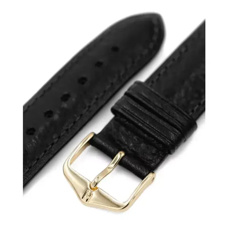 Hirsch Bracelete Camelgrain L Black 01009050-1-16