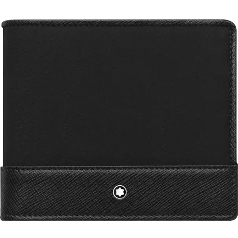 Montblanc Montblanc Sartorial Jet Wallet 4CC with Coin Case Blk 118395