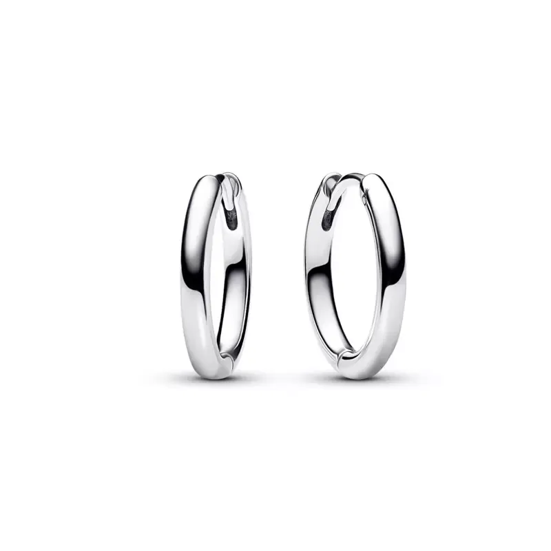Pandora Sterling silver hoop earrings 293355C00