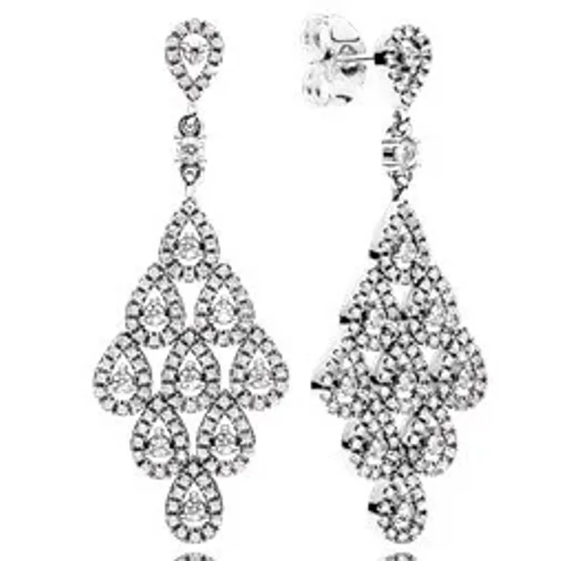 Pandora Pandora Brincos Cascading Glamour 296201CZ