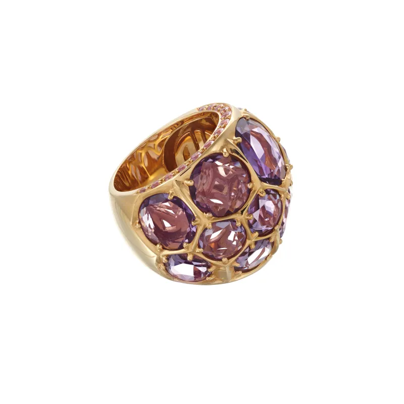 Marcolino Anel Ouro Rosa A174R8AZ