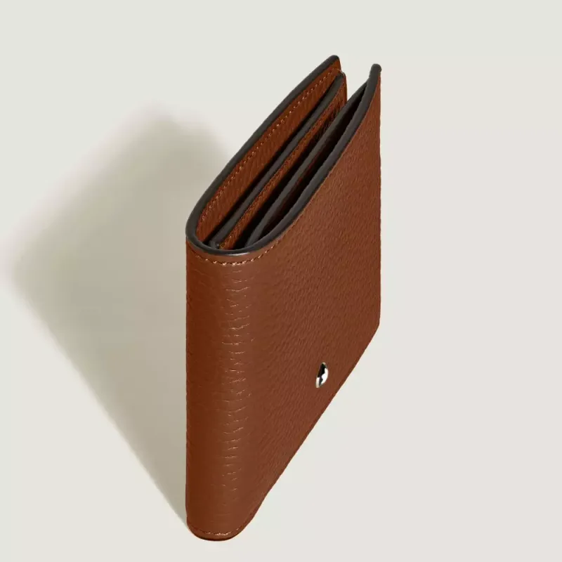 Montblanc Grain Wallet 6cc FAUVE 221398