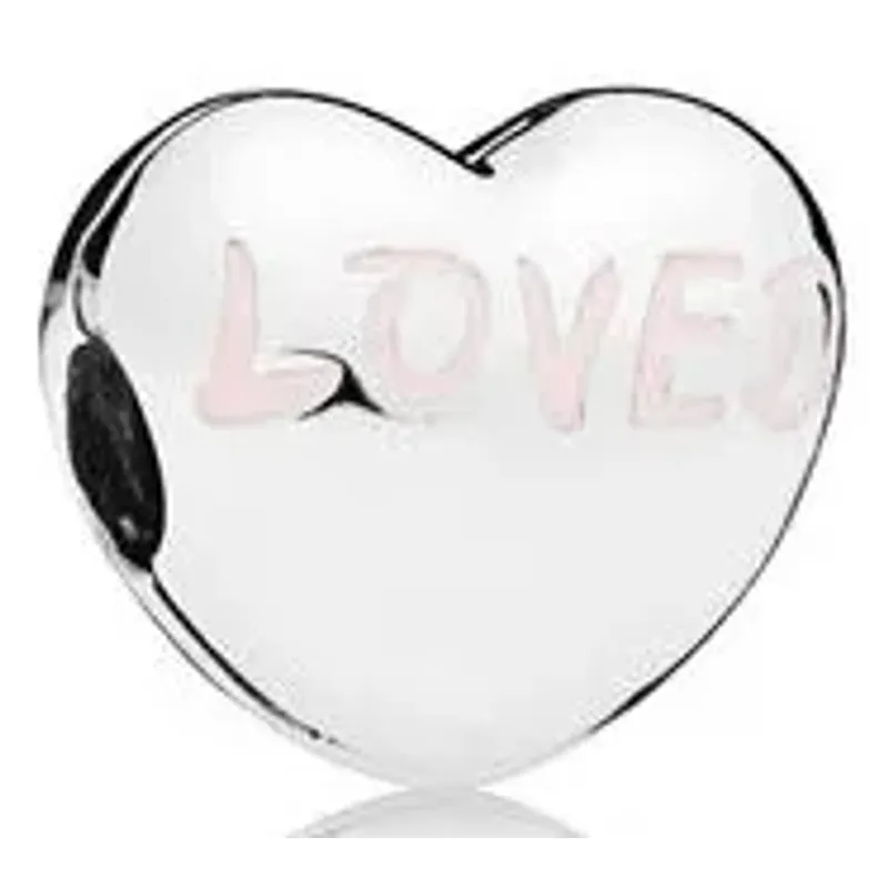 Pandora CLIP AG C/ESM HRT LOVED 2,8g 797807EN124