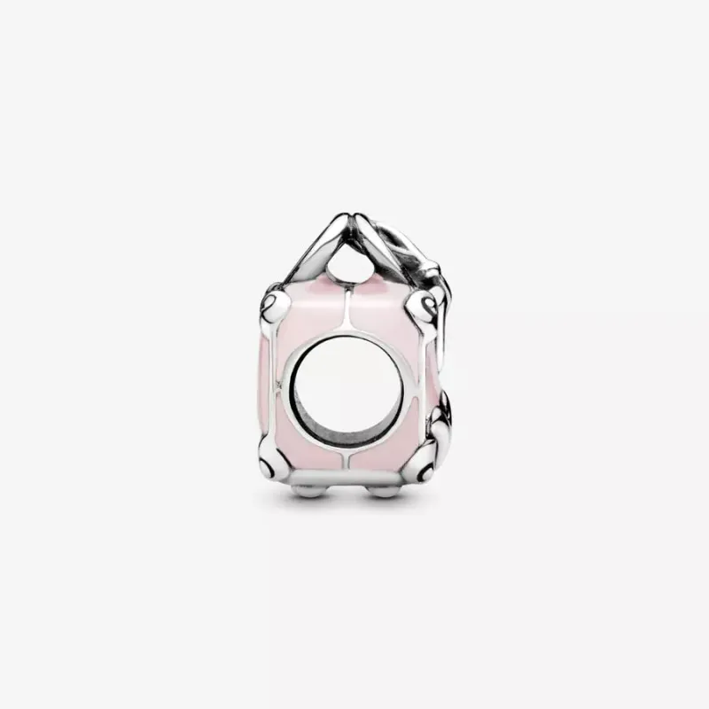 Pandora Conta Mala de Viagem Rosa 798063EN124