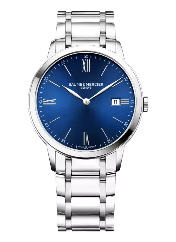 Baume & Mercier CLASSIMA 40MM QZ ESFERA AZUL BRAZALETE M0A10382