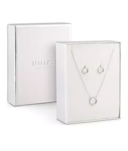 PACK UNIKE CLASSY & CHIC CIRCLE SILVER