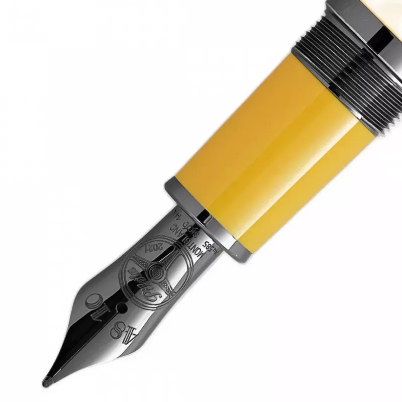 Montblanc Caneta Great Characters Enzo Ferrari Special Edition Giallo 130661