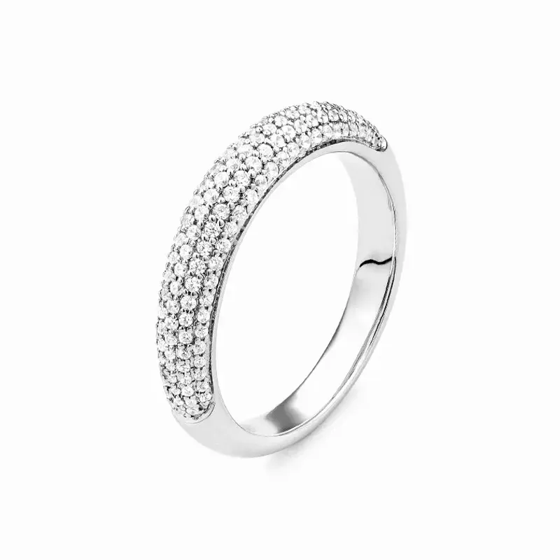 Marcolino Pavé Gold Memory Ring with Diamonds FA4453-14