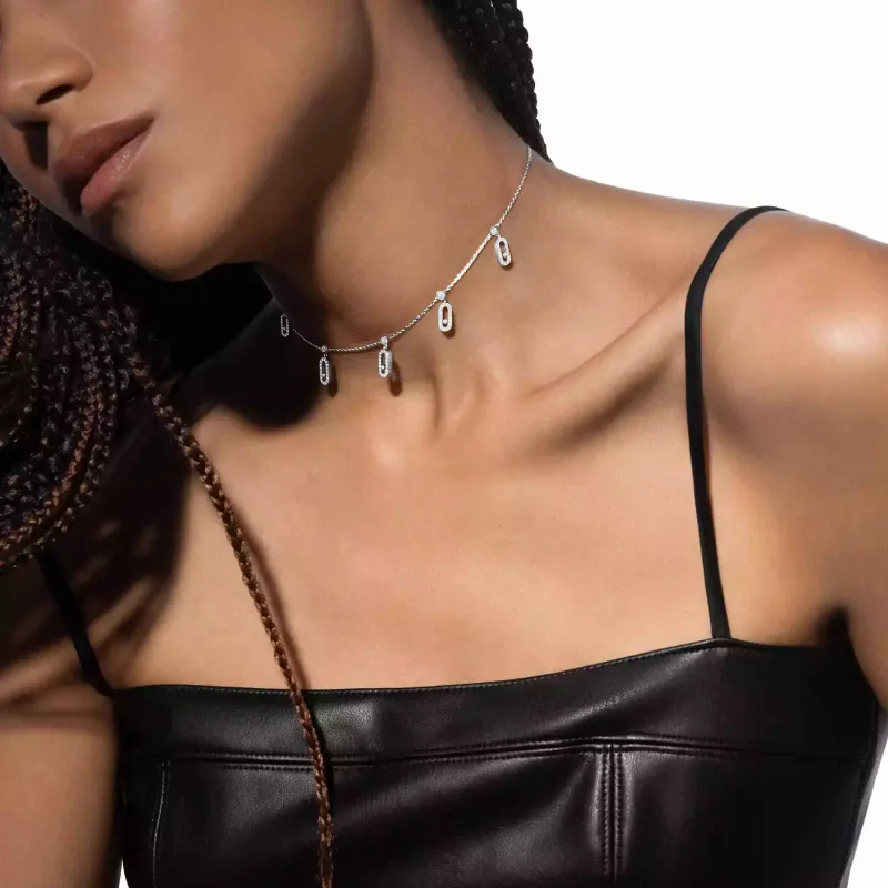 Messika Fio Move Tassel com Diamantes FI.12150.WG