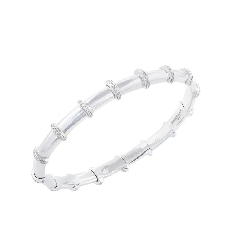Marcolino Bracelete Armas Ouro Branco FB0027B
