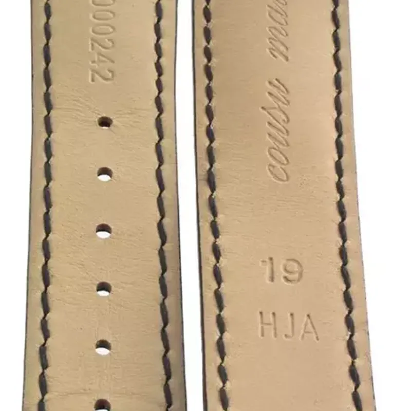 Omega Pulseira Croco PRETA 19X16MM 98000242