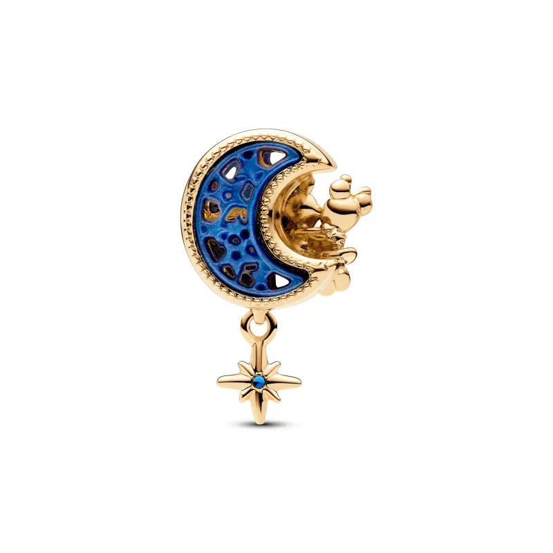 Pandora Conta Lua Crescente Mickey e Minnie Disney 762956C01