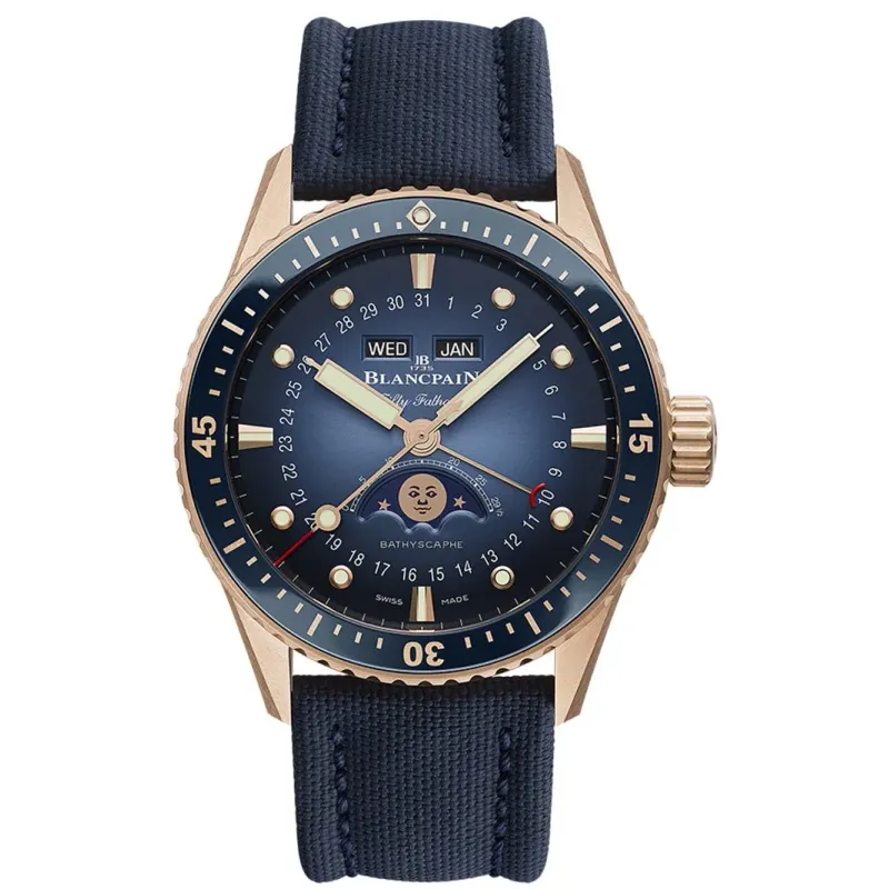 Blancpain Blancpain Fifty Fathoms Bathyscaphe Calendário 5054-3640-O52B