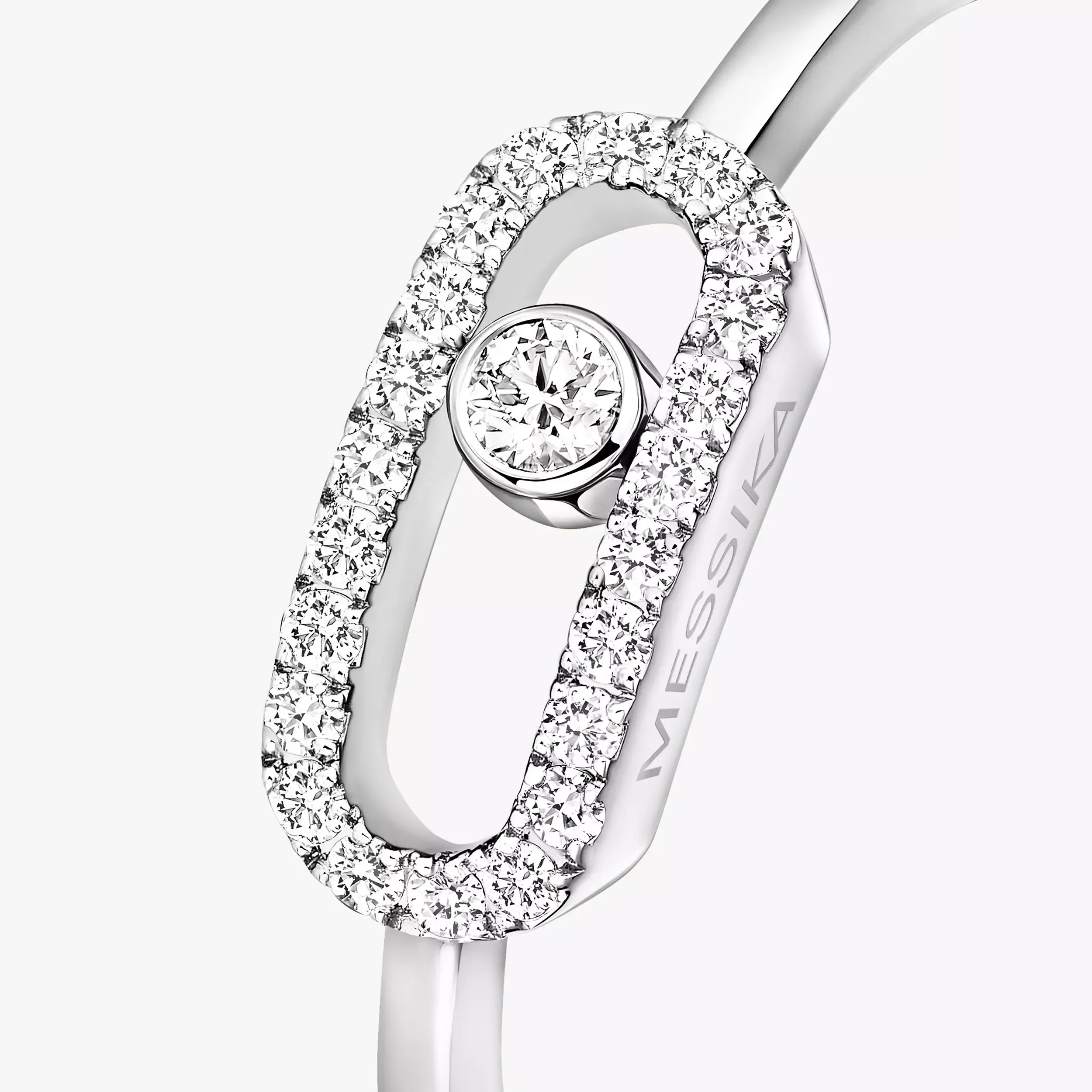 Image White Gold Move Uno Diamond Ring