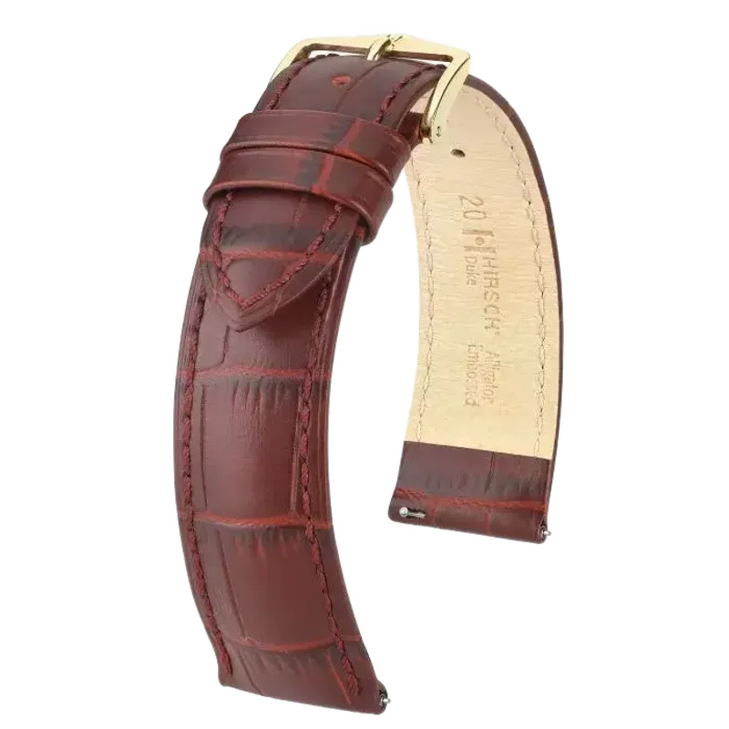 Hirsch Bracelet Duke M Dark Brown 01028160-1-16