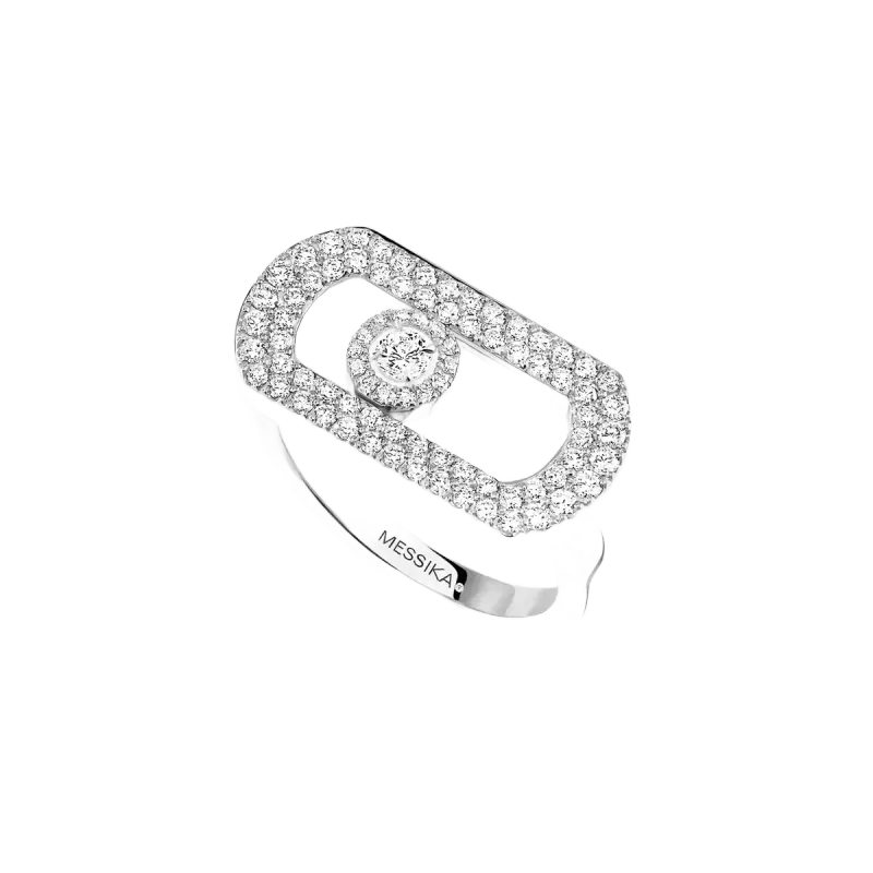 Messika Anel de Diamante em Ouro Branco MEK02AN12937WG53