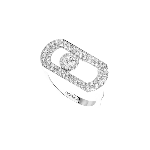 Imagem Anel de Diamante em Ouro Branco