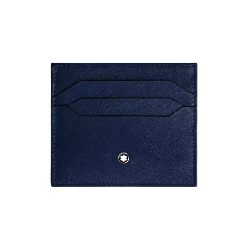 Montblanc Porta Cartões 6cc Preto/Azul 221664