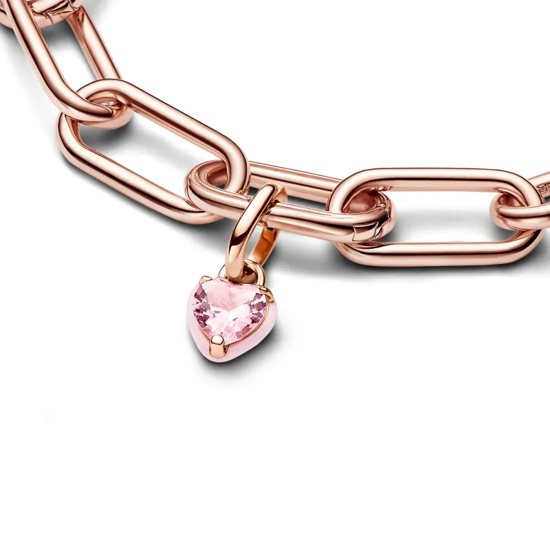 Pandora Mini Conta Pendente Coração Chakra Rosa Pandora ME 783042C01