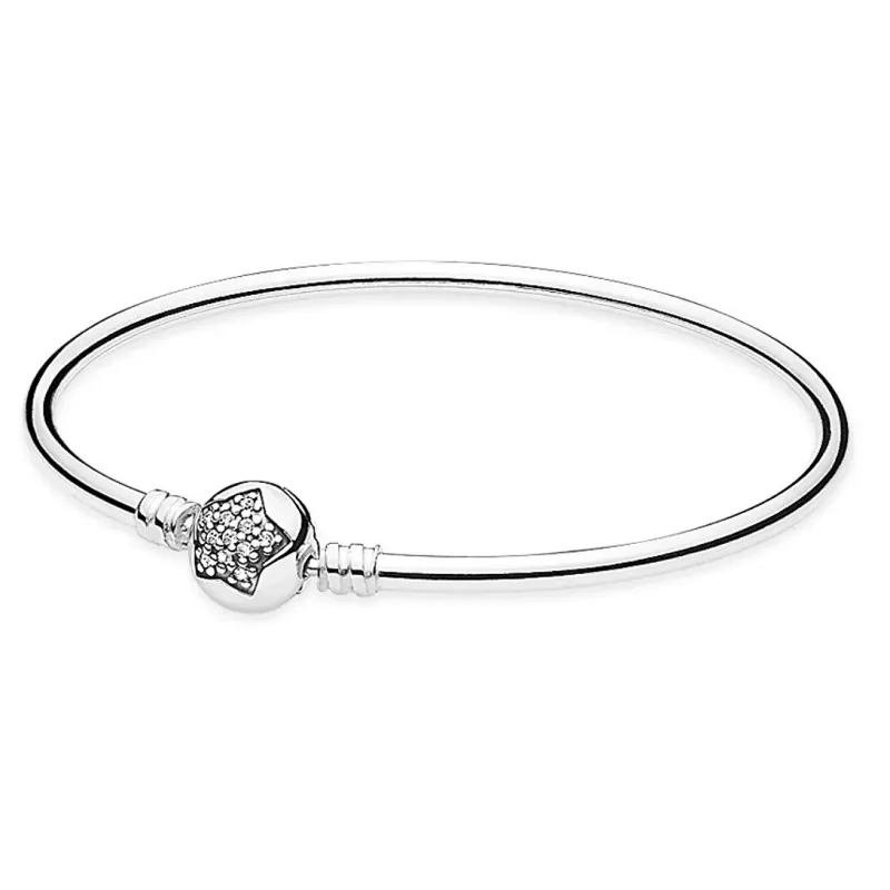 Pandora ESCRAVA EM PRATA PANDORA C/ ZIRC ESTRELA 590720CZ-17