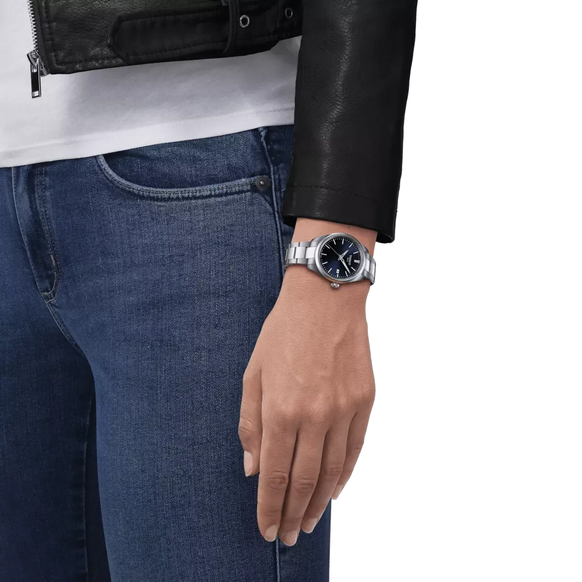 TISSOT PR 100 34MM blue/stl