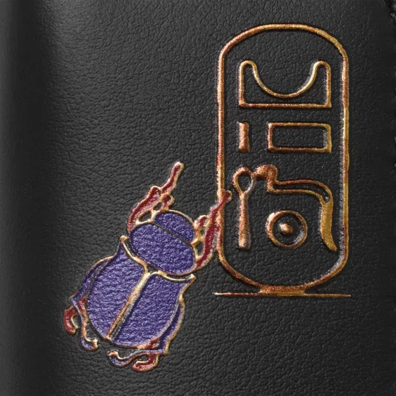 Montblanc 1 Pen Pouch with Scarab Print Black                          126271