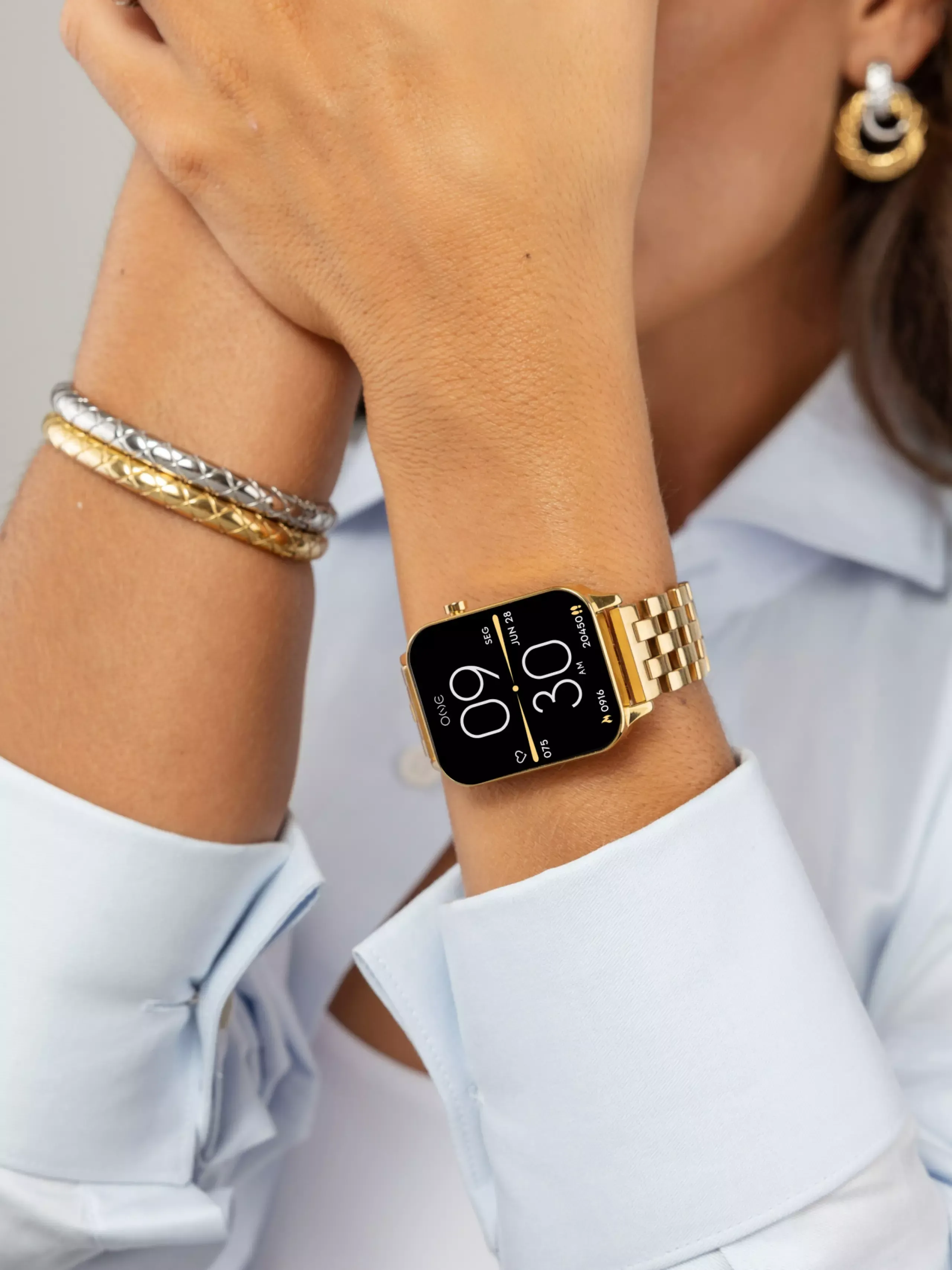 Image Smartwatch ONE MagicCall Gold Links