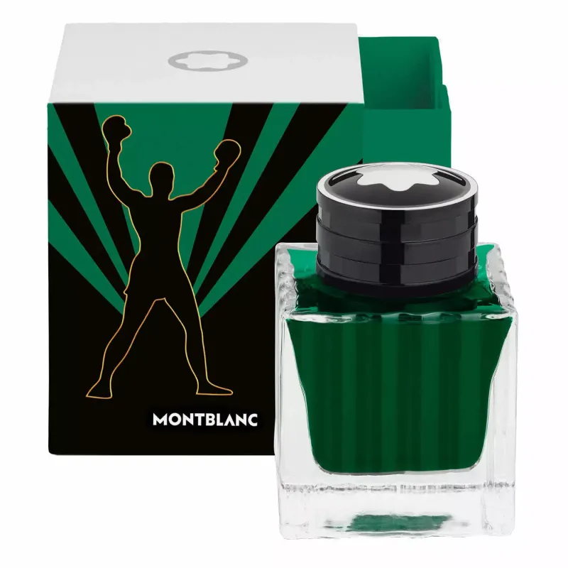 Montblanc Tinteiro 50ml, Verde, Great Characters Muhammad Ali 130298