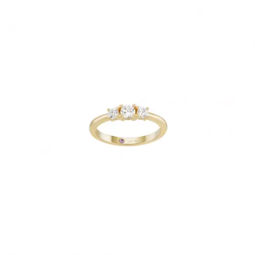 ANEL UNIKE MIA ROSE 3 STONES GOLD T14                       