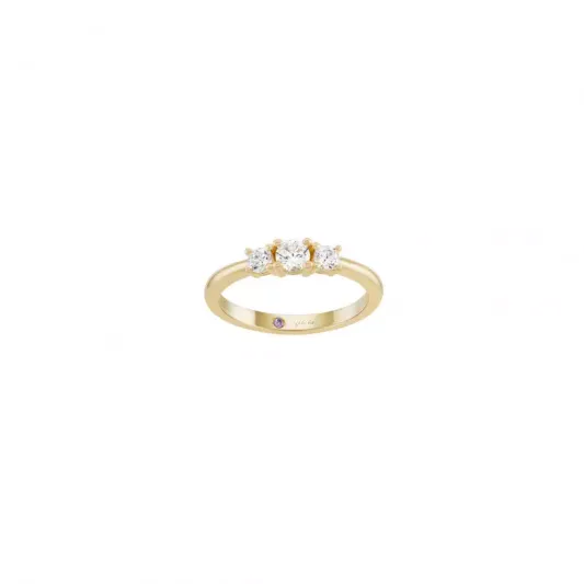 Unike ANEL UNIKE MIA ROSE 3 STONES GOLD T14 UK.AN.1204.0488