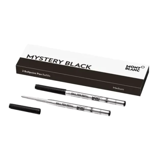 Montblanc 2 Ballpoint Pen Refill (M) Mystery Black 128211