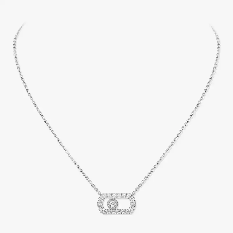 Messika Colar de Diamantes em Ouro Branco MEK02FI12945WG