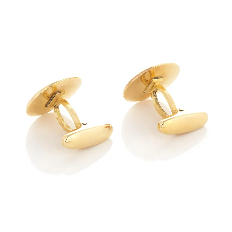 Marcolino Botões de Punho Ouro Amarelo 5220/R