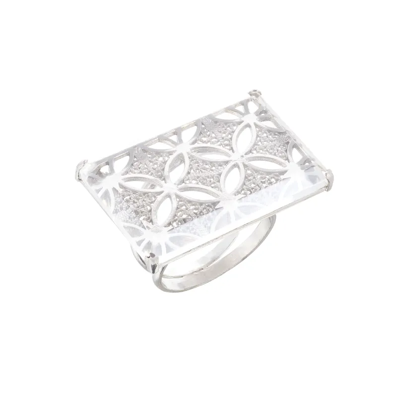 Marcolino Anel Filigrana em Prata 10AN-PB0007