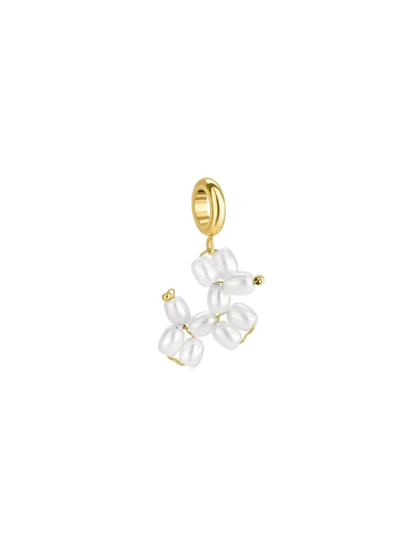 One ONE Energy Dog Pearl Charm OJEBC779