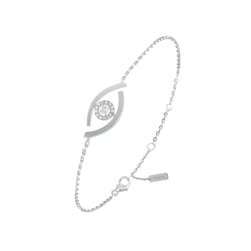 Messika White Gold Bracelet Lucky Eye MEK.35.PU.10034.WG