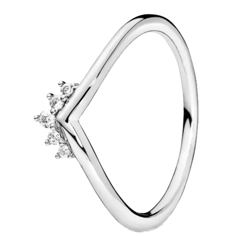Pandora Anel Tiara Wishbone 198282CZ-50