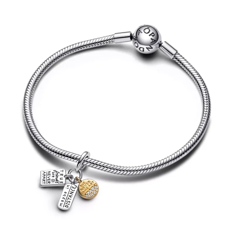 Pandora Conta Pendente Tripla Amizade 763436C01