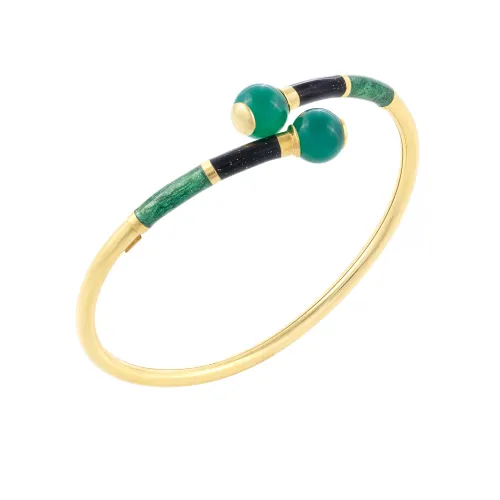 Imagem Escrava Ouro Amarelo C/ Esmalte