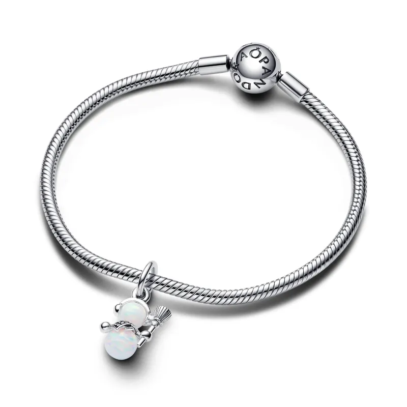 Pandora Conta Pendente Boneco de Neve Opalescente 792981C01