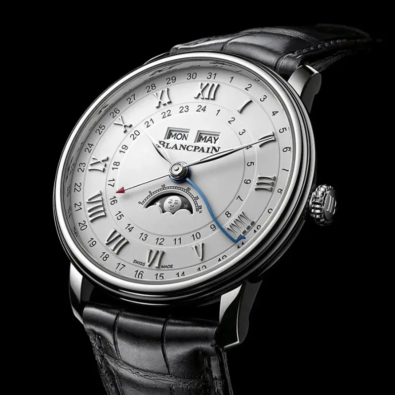 Blancpain Villeret Moonphase Complete Calendar GMT 6676-1127-55B
