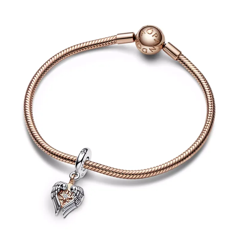 Pandora Celestial Compass Angel Wings Dangle Charm 782359C01