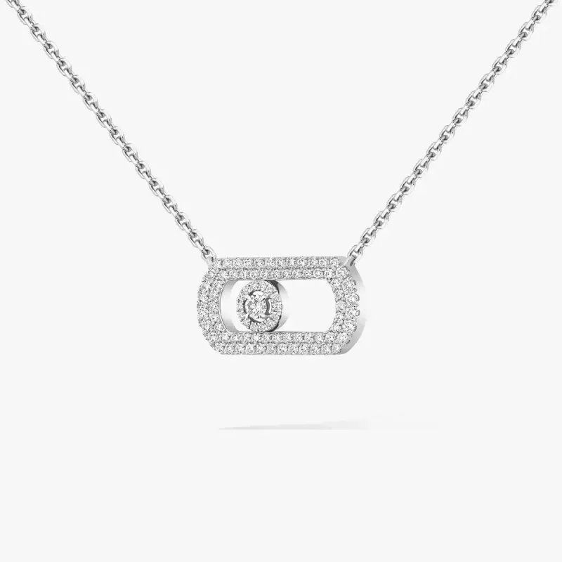 Messika Colar de Diamantes em Ouro Branco MEK02FI12945WG