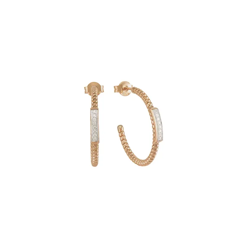 K Di Kuore Brincos com Diamantes 461750