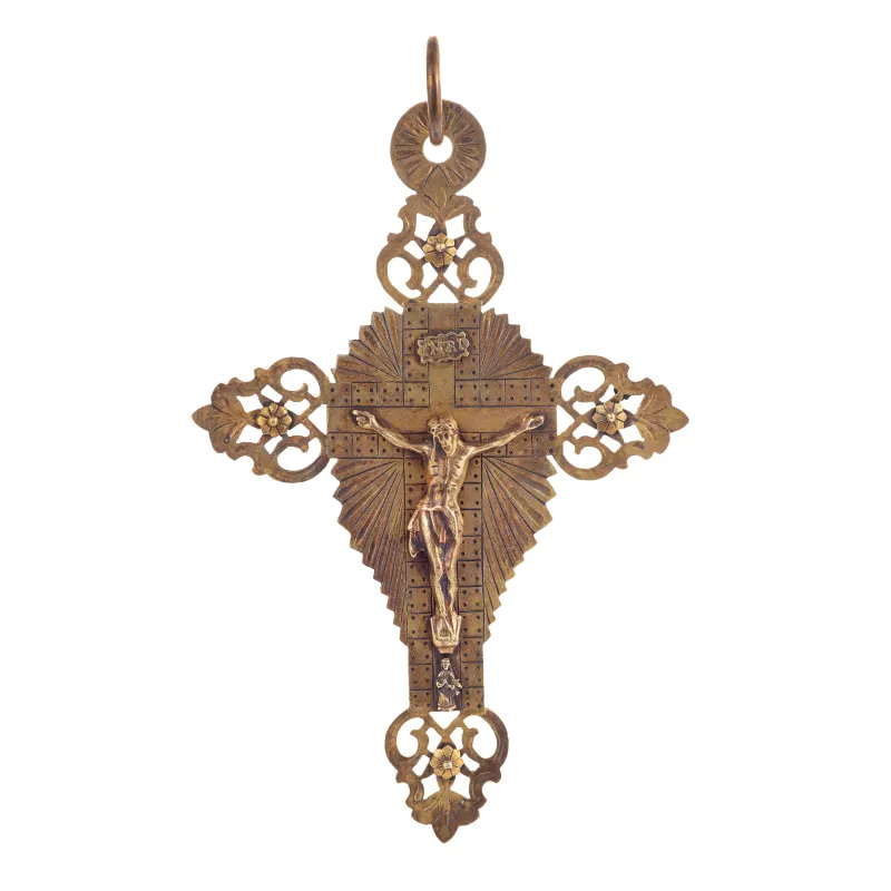 Marcolino Cruz de Filigrana em Prata C068.R