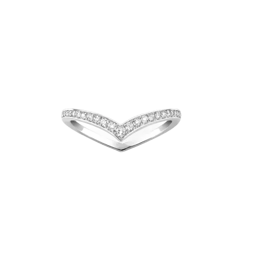 Imagem Anel de Diamante em Ouro Branco
