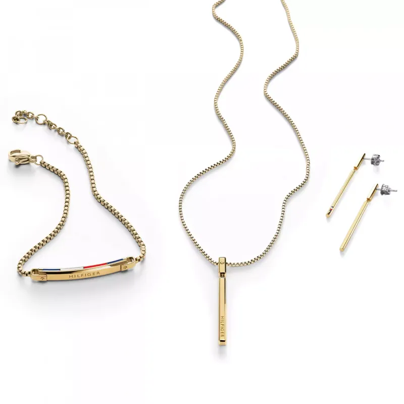 Tommy Hilfiger Brincos Linear 2780955