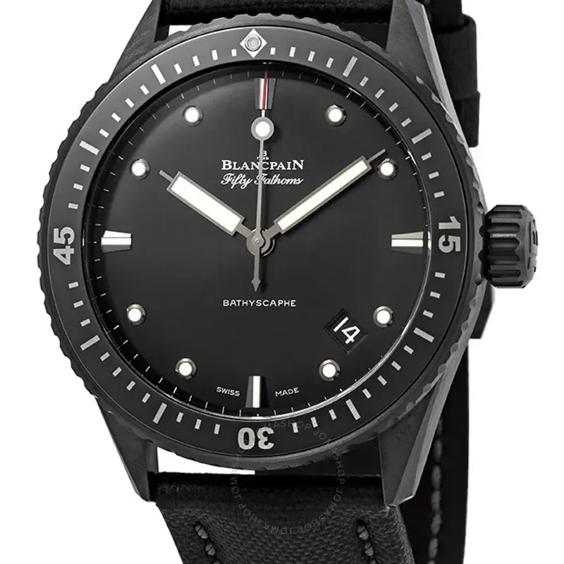 Blancpain Fifty Fathoms Bathyscaphe Cerâmica 5000-0130-B52A